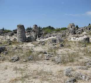 Steinwaldgelände irgendwo in der nähe von Varna