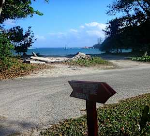 Zum Naturreservat Anse Marie Luise