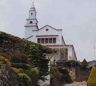 Cerro Monserrate, der "Hausberg" Bogotás. 