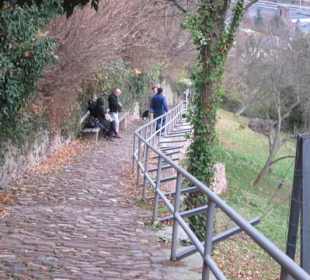 Schlangenweg zum Philosophenweg