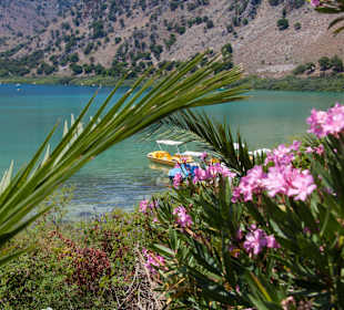 Einzigartig schönen See Kournas