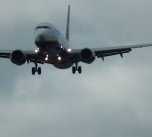 Landeanflug Flughafen Arecife 