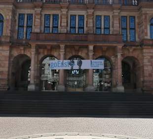 Das Neue Rathaus von Wiesbaden, erbaut 1883-1897