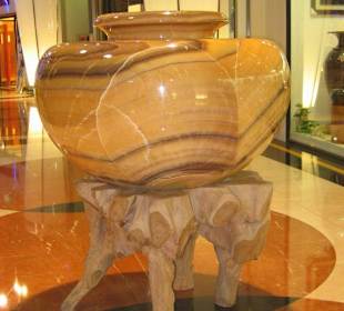 Eine Vase im CPC in Taipei