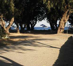 Nur 2 Minuten vom Zimmer zum Strand