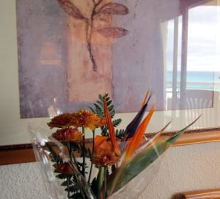 Blumen zum Empfang