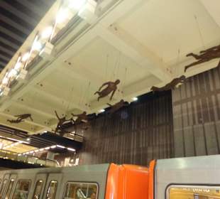 Kunst in der U Bahn
