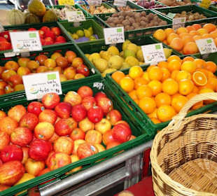 Impressionen des Wochenmarkt in Luxemburg Stadt