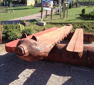 Spielklettergerüst für die Kinder