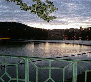 In der Abenddämmerung