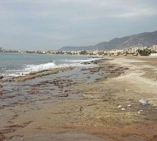 Strand an der Ostseite von Alanya