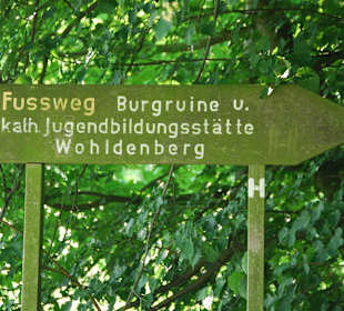 Fussweg zur Burgruine