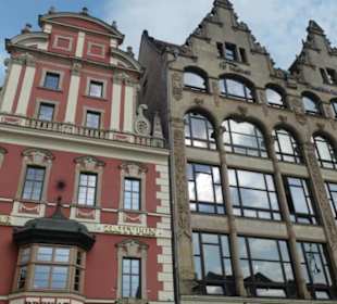 Am Rynek, dem Ring / Marktplatz in Wrocław