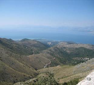 Atemberaubende Aussicht vom Pantokrator aus