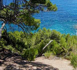 Überall gehts steil bergab