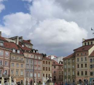 Der Altstadtmarktplatz mit der Seejungfrau