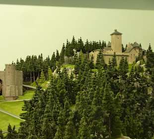 Burg mit Rodelbahn
