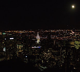 Nachtblick vom Empire State Building