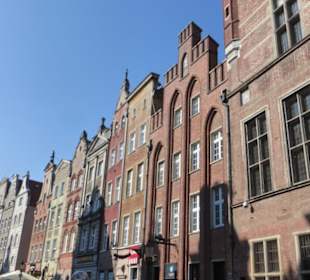 Langgasse: toll rekonstruierte Häuserfassaden