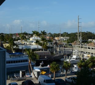 Ausblick vom Hotelbalkon Hotel Courtyard by Marriott Key Largo