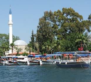 Bootsanleger im Zentrum von Dalyan