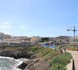 Uferstraße richtung Cala Agulla