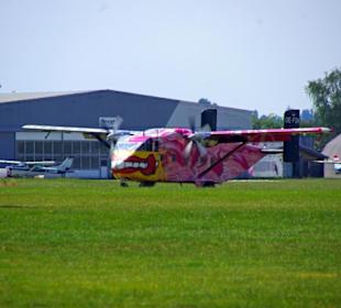 Beim Start der Flieger