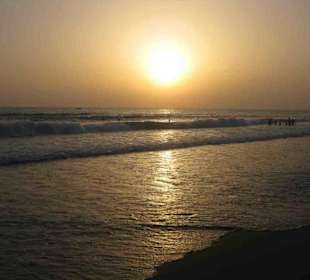 Sonnenuntergang am Strand