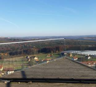 Blick von der Vinothek nach Slowenien