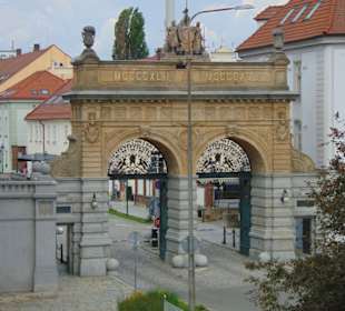 Eingangstor zur Brauerei "Pilsner Urquell"
