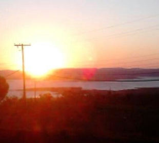 Abendstimmung am Tres Marias Staudamm