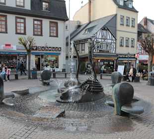 Modern en oud, terrasjes