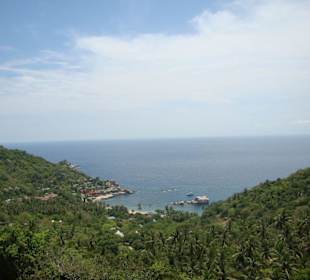 Vue depuis la route qui mène à tanote bay