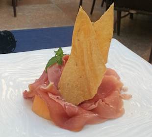 Schinken und Melone