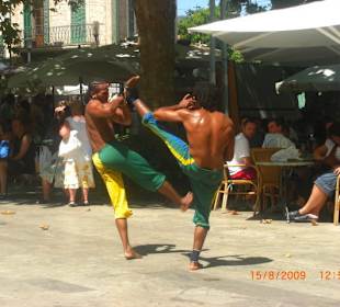 Capoeira Tänzer aus Brasilien in Soller