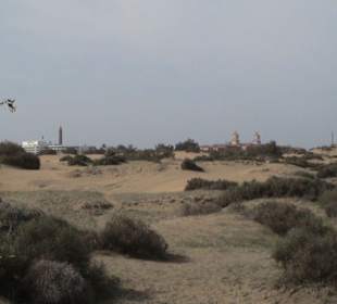 Blick auf den Leuchtturm El Faro