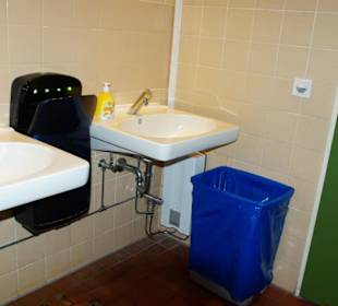 WC Bereiche sehr gut