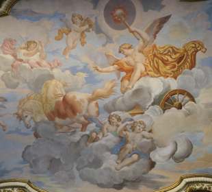 Bei der Führung durch das Residenzschloss Rastatt