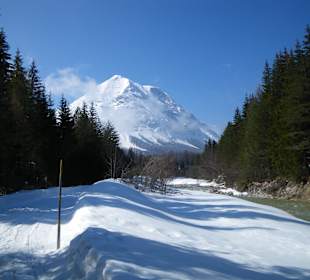 Wanderweg, Blick zur "Hohen Munde"