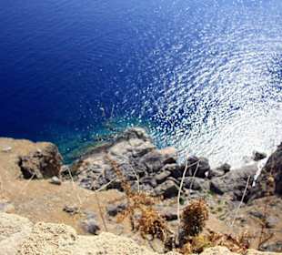Blick von der Akropolis ins Meer