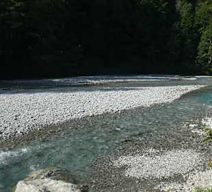 Wanderung / Spaziergang im Trettachtal