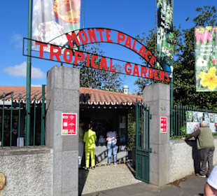 Der Eingang zum Monte Palace Tropical Garden