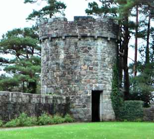 Rundturm Westseite Glenveagh Castle