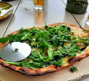 Der Flammkuchen war o.k., aber mehr nicht