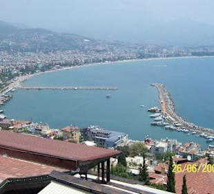 Aussicht vom Berg in Alanya