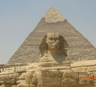 Sphinx und Cheprenpyramide