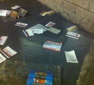 Unionkarte in Bahnhof