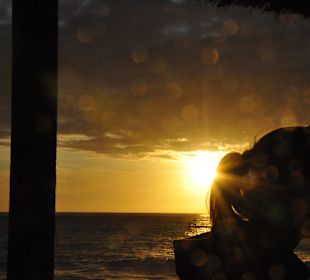 Kiosko 7 Islas - Sonnenuntergang von der Terrasse