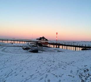 Die Elbterrassen im Winter