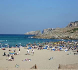 Strand von der Promenade gesehen